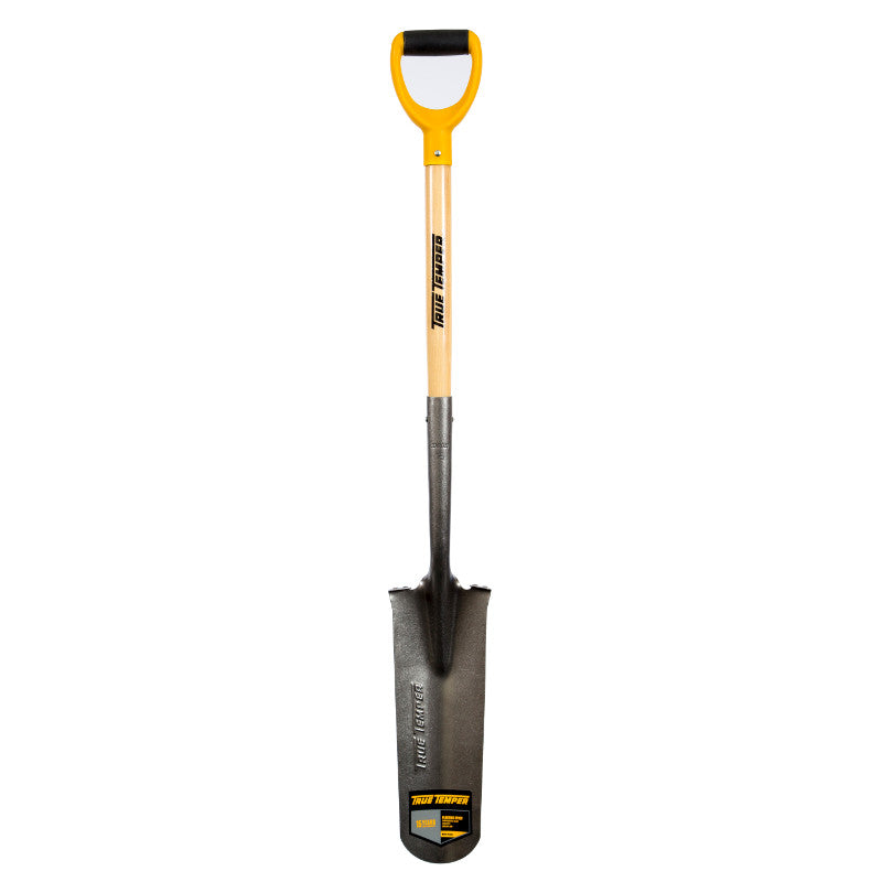 True Temper Digging Spade Wood Handle D Grip