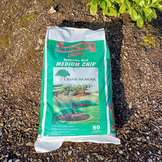 Bark Mulch Medium Chip 80L