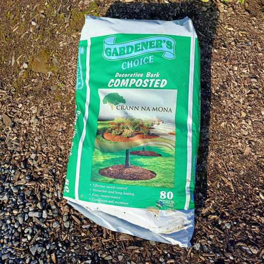 Bark Mulch Composted Fine Chip 80L