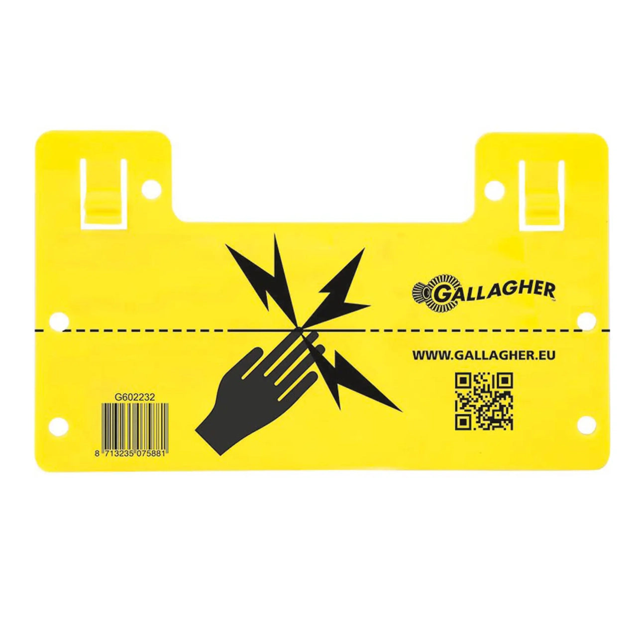 Gallagher Warning Sign