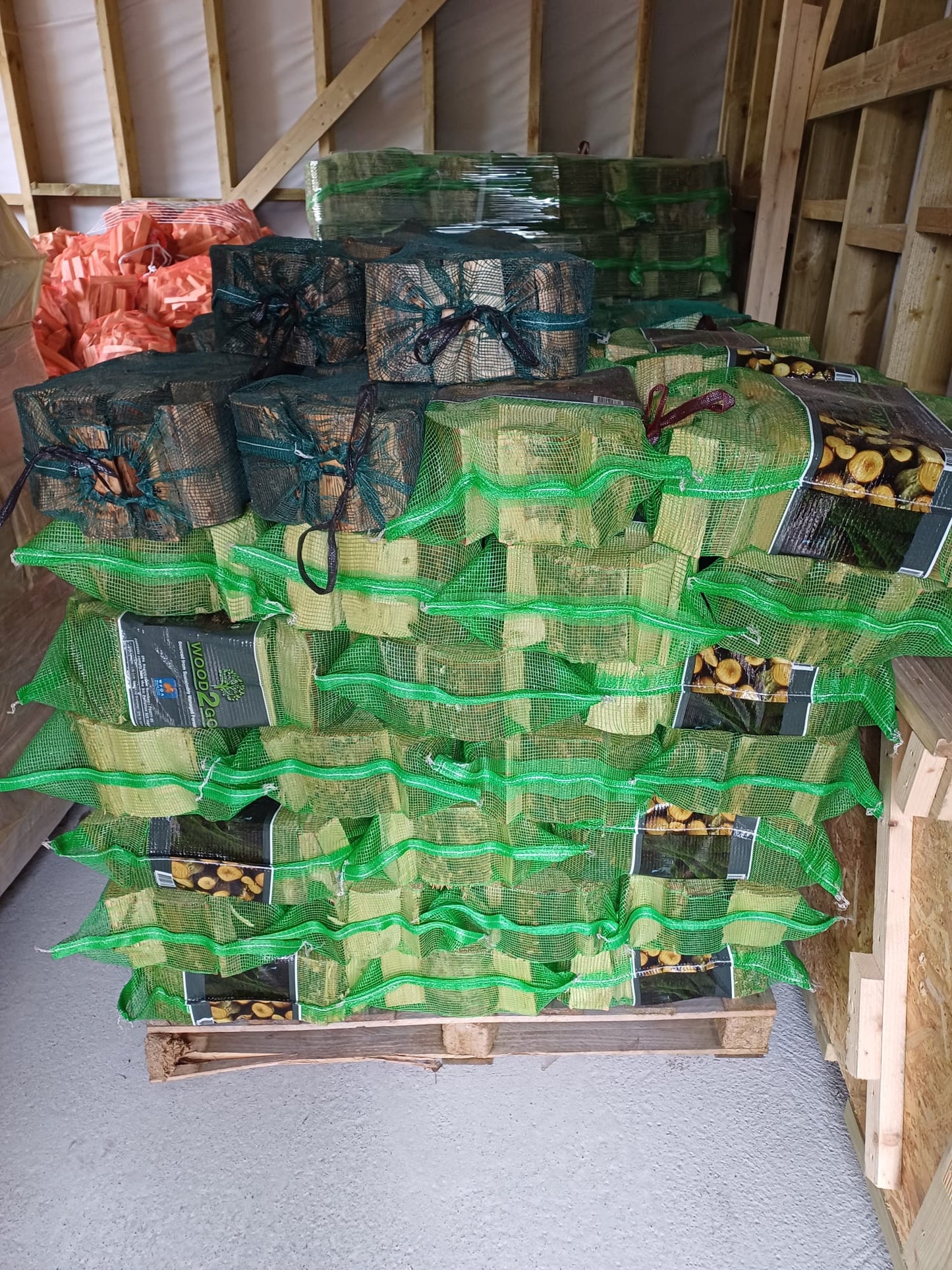 Softwood in Net Bags