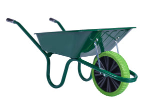 Haemmerlin 90L Green Wheelbarrow - Puncture Free Wheel